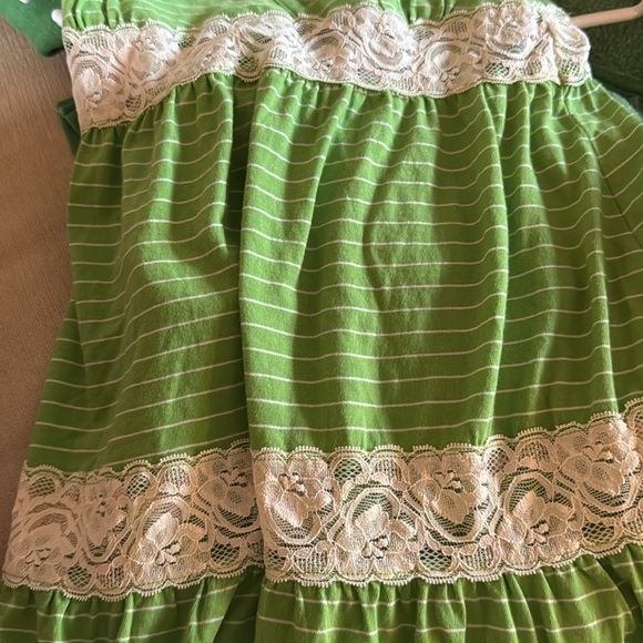 PINK Victoria’s Secret VTG Lace Cotton Midi Dress Top Intimates Beach - Picture 5 of 13